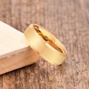 Men's Fine Fashion 6MM Matte Black <b>Tungsten</b> <b>Carbide</b> Engagement <b>Rings</b> High Quality Elegant Inlay Personalized Black Parties - Product Image 2