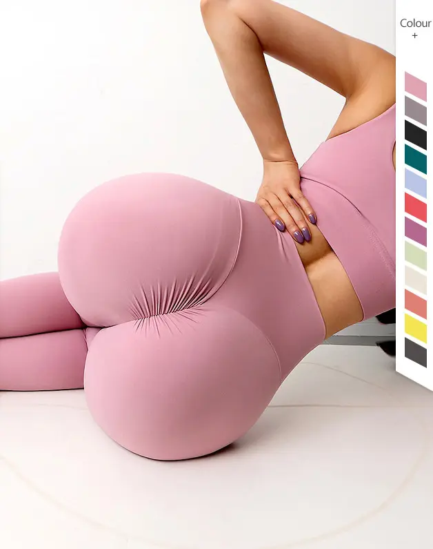 Custom Logo Vrouwen Actieve Fitness Kleding Atletische Sport Workout Yoga Butt Scrunch Vrouwen Yoga Leggings