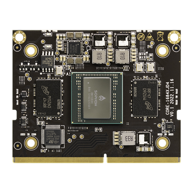Core-1684XJD4 Development Board with 16GB RAM Octa-Core High Computing Power Powered SOPHON AI Processor BM1684X AI Core Board