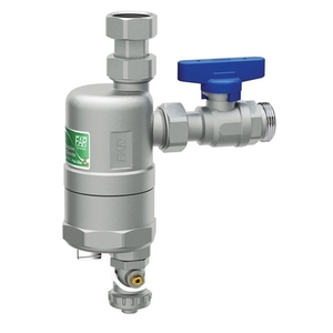 Valvola a sfera Compactfar M F da 3/4 di pollice con filtro per sistemi di approvvigionamento idrico - Product Image 1