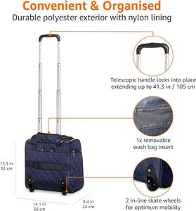 Fabrika özelleştirilmiş Underseat haddeleme seyahat bagaj çantası tekerlekler 16 inç gri renk bagaj seyahat çantaları - Product Image 5