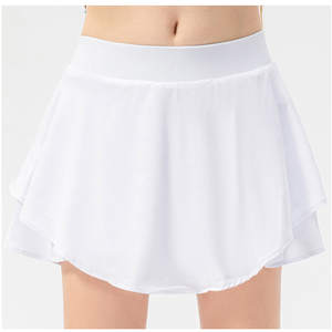 Mini short intégré à double épaisseur Jupe athlétique Jupes de tennis OEM personnalisées pour filles Ensemble pour enfants - Product Image 2