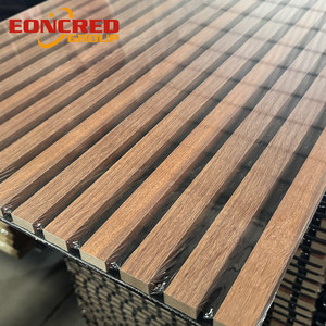 Panneaux acoustiques muraux en MDF à design rayé, haute absorption sonore, résistants à l'humidité, pour salle <span class=keywords><strong>de</strong></span> conférence, hôtel, <span class=keywords><strong>studio</strong></span> - Product Image 4