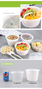 Recipientes para Salsas Desechables, Portátiles, Ligeros, de Plástico, a Prueba de Fugas, Libres de BPA, Aptos para Lavavajillas, de 450 ml, para <span class=keywords><strong>Restaurantes</strong></span> y <span class=keywords><strong>Almuerzos</strong></span> - Product Image 6