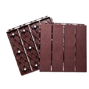 Carrelages de sol extérieur pour balcon Carreaux de terrasse à emboîtement extérieur en PP - Product Image 1