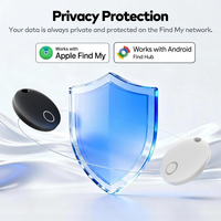 Localizador Inteligente con Batería Reemplazable de Larga Duración, Resistente al Agua, Control por Aplicación, Privacidad Segura, Antirrobo, para Negocios y Pasaportes