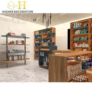 <span class=keywords><strong>Vitrine</strong></span> de soins de la peau de haute qualité magasin de pharmacie étagères murales magasin de pharmacie Design d'intérieur pour meubles - Product Image 2