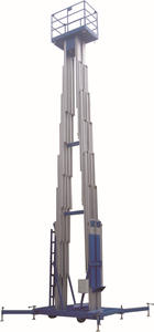 Plataforma de Trabajo Aérea Hidráulica de Mástil Único, Doble Columna, Elevador de Aleación de Aluminio de Doble Mástil, Mesa Elevadora Móvil de Mástil Único - Product Image 6