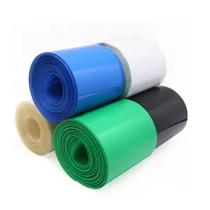 21700/18650 Lithium Battery Large Heat Shrink Tube Li-ion Wrap Cover Skin PVC Shrinkable Film Sleeves Insulation Sheath