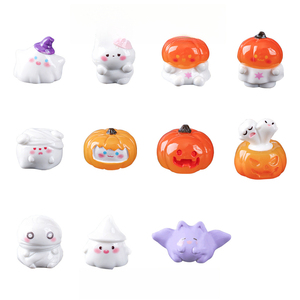 KI zhuojing Piccoli Ornamenti Paesaggistici per Piante Grasse, Nuova Simpatica Lanterna a Zucca, Fantasma, Vampiro, Portachiavi per Halloween - Product Image 5