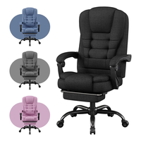 Chaise de jeu personnalisée en usine, inclinable, durable, avec repose-pieds et accoudoirs réglables pour la configuration de bureau à domicile