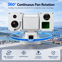 Caméra thermique PTZ de surveillance vidéo longue portée pour détection thermique sur piste aéroportuaire