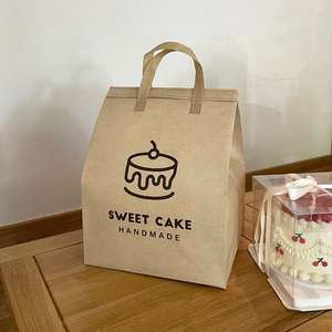 Disposable Non-Woven Insulated Cooler Bag with Zipper Closure Customizable Foldable Handled Design for Food Delivery Takeaway - Product Image 1
