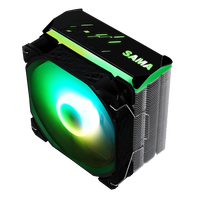 SAMA CPU Cooler Desktop Gaming PC CPU Quatre Caloduc Ari Cooler ARGB Effect Ventilateur LED