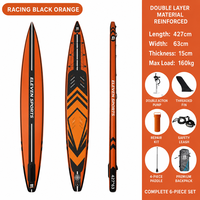 Planche de paddle gonflable tout usage Factory 11'6''x35'' pour SUP, planche de surf et Stand Up Paddle