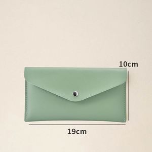 Monedero Largo de Cuero PU a la Moda, Tarjetero, Sobre Reutilizable para Guardar Efectivo, Cartera - Product Image 4