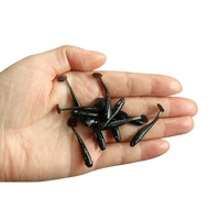 Nouveau lot de 20 leurres souples en plastique à queue en T de 3,5 cm/0,35 g pour la pêche au long-cast, idéal pour la pêche en mer au bar, à la truite et au marlin depuis un bateau.