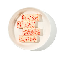 Barra de Wafers de Yogur con Fresa, Snack de Cereal Crujiente con Sabor a Leche, Comida Favorita de los Niños, Venta al Por Mayor del Fabricante