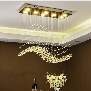 Lampadario di Cristallo a Sfera LED per Interni Progetti di Ville Grandi Decorazione Casa e Matrimoni all'Ingrosso - Product Image 6