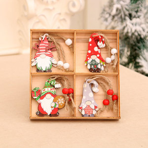 Hot Selling Small Wooden Hanging <b>Ornaments</b> Christmas New Year Decorations for <b>Tree</b> Decoration and Small Gifts - Product Image 2