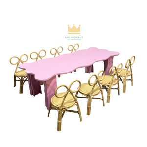 Silla Infantil de Mimbre Hecha a Mano Personalizada para Fiestas y Eventos, Silla Bohemia de Mimbre para Niños Pequeños - Product Image 6