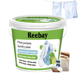Pâte à lessive naturelle à l'huile de coco, nettoyage en profondeur, antimicrobienne, formule douce, crème à lessive écologique - Product Image 2