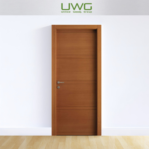 Porte intérieure moderne en bois naturel, à âme creuse, finition moderne, en PVC imperméable, MDF, placage mélaminé, vente chaude - Product Image 2