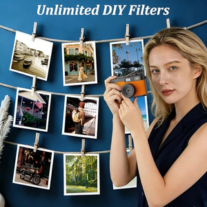 Appareil photo numérique sans miroir léger de style rétro 13MP avec capture vidéo pour les débutants en voyage - Product Image 5