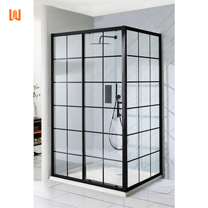 Mampara <span class=keywords><strong>de</strong></span> ducha cuadrada <span class=keywords><strong>de</strong></span> cristal para <span class=keywords><strong>baño</strong></span>, personalizada para apartamentos <span class=keywords><strong>de</strong></span> hotel, para cuartos <span class=keywords><strong>de</strong></span> ducha húmedos. - Product Image 6