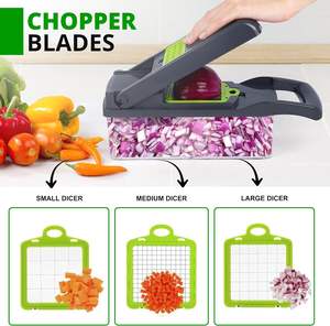 Cortador de Verduras Multifuncional de Buena Calidad, Rebanador de Patatas y Cebollas con Cuchilla de Acero Inoxidable - Product Image 2