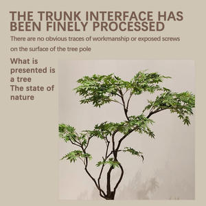 Искусственные зеленые растения: клен «Куриные лапки», для ландшафтного дизайна, витрин торговых центров, декоративные украшения из растений - Product Image 3