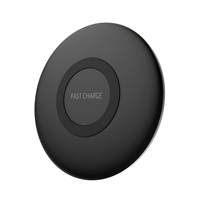 Mini chargeur sans fil 88 mm, taille de paume, 10 % plus petit, chargeur compact rond pour téléphone, bureau, chambre, voyage