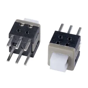 5.8*5.8 Flat Self-locking Push Button Switch Flat Head 6 Pin Self-locking Switch