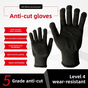 Gants anti-coupure en fil d'acier de qualité 5 Gants de sécurité au travail Anti-coupure multi-usages - Product Image 3
