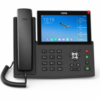 Teléfono IP Inteligente Fanvil X7A con Android 9, Pantalla Táctil de 7 Pulgadas, 112 Teclas DSS, Videollamada, Wi-Fi, Gigabit, PoE, Teléfono VoIP SIP Empresarial