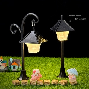 Großhandel Mini-Straßenlampen Nachtlichter Mikro-Landschafts-Straßenlampen Plastikmodelle Leuchtende Kinderspielzeuge Deko <span class=keywords><strong>LED</strong></span>-Kerzen - Product Image 2