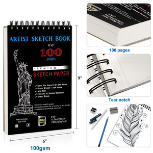 Ensemble <span class=keywords><strong>de</strong></span> 34 crayons à dessin et à croquis dans un étui en nylon pour le dessin et le croquis avec un bloc A5, 100 pages et divers accessoires - Product Image 4