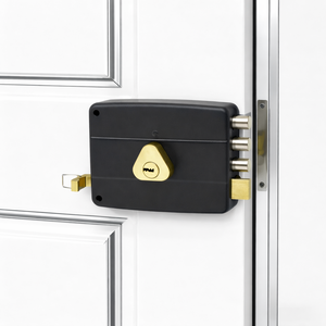 <span class=keywords><strong>Cerradura</strong></span> de Seguridad para Puerta Exterior de 100 mm con Borde de Latón para Apartamentos y Hoteles en África, <span class=keywords><strong>Cerradura</strong></span> Impermeable para Puertas que se Abren hacia Afuera - Product Image 1