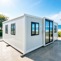 Meilleur Prix de Gros Maison Conteneur Extensible de 2,4 m de Haut et 78 m² (40 pieds) – 1, 2, 3, 4 ou 5 Chambres – Maison Pliable Portable de Luxe Type Bungalow