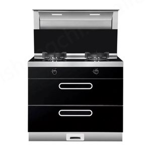 Cuisinière intégrée multifonctionnelle électrique et à gaz de haute qualité avec hotte aspirante intégrée pour la maison - Product Image 3
