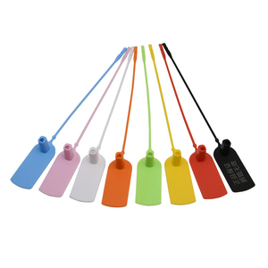 <span class=keywords><strong>Étiquette</strong></span>s <span class=keywords><strong>de</strong></span> sécurité jetables personnalisées en PVC recyclé avec logo imprimé en feuille d'argent, attaches pour vêtements, sacs et chaussures - Product Image 3
