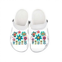 Claquettes de plage à plateforme en EVA pour femmes, personnalisables en gros, style mode estivale, avec trous
