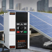 Convertisseur de fréquence, variateur de vitesse vectoriel, variateur de vitesse de moteur AC, contrôleur de vitesse de moteur monophasé 220V 1.5KW 5.5KW, pompe solaire, équipement industriel
