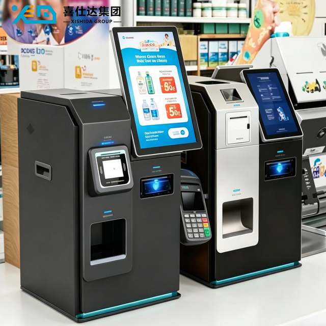 Multi-functional Cash Recycler Machine 15.6 Inch Display for Retail Store