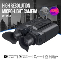 Cámara Digital profesional de 6KM de largo alcance, imágenes infrarrojas, telescopio de visión nocturna térmica, binoculares con telémetro