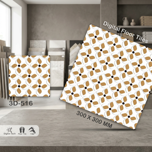 Revêtement de sol numérique en céramique brillante 12x12 Surface rustique rectifiée émaillée Qualité d'exportation Prix bon marché 30x30 300x300 Carreaux de sol - Product Image 4
