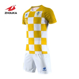 2019 hot sale breathable Men sportswear soccer wear football jersey - Product Image 5