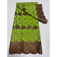 Nouveau tissu en dentelle à sequins 100 % polyester tricoté, découpé au laser, respirant, coloré, de qualité supérieure, pour textile de maison, poids moyen