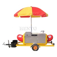 Chariot de nourriture haute performance Hot Dog mobile/Chariot de hot-dog mobile/Machine à hot-dogs