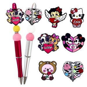 2026 New Valentine's Day BPA Free Focal <strong>Silicone</strong> <strong>Beads</strong> DIY Pen <strong>Beads</strong> <strong>Wholesale</strong> - Product Image 5